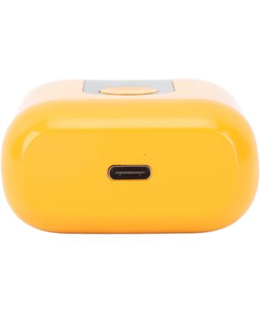 Mini Electric Beard Trimmer - Portable Waterproof Type C Charging for Men | Travel Essential (Orange - Buy Online on GoSupps.com