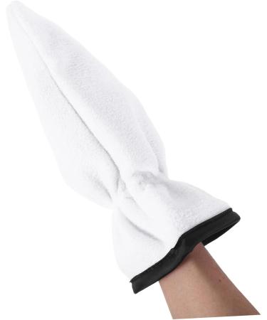 Ipetboom 2 Pairs Maintenance Essential Oil Gloves Hand Mitts Heated Glives Bath Mitt Eye Patches for Adults Dead Skin Removal Mitten Warm White Polyester Blindfold Exfoliating - Buy Online on GoSupps.com