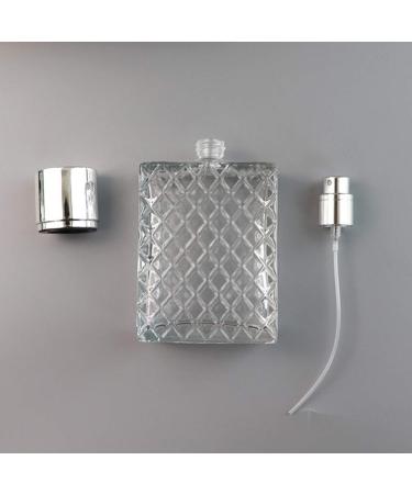 Lurrose 3pcs 100ml Square Perfume Bottles - Empty Glass Spray Atomizers for Perfume & Liquid | International Shipping - Buy Online on GoSupps.com