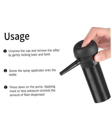 1 Pcs Hair Fiber Applicator & Thickening Spray Nozzle | Professional Hair Thickener for Full Volume - Buy Online on GoSupps.com