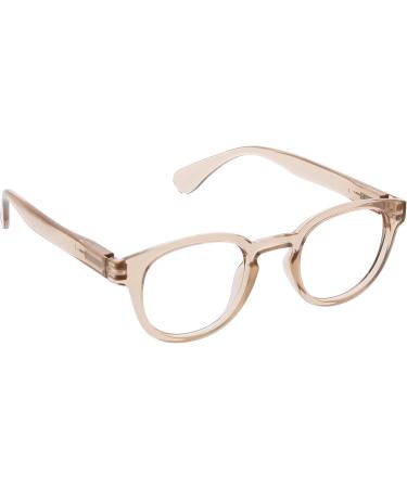 Shop Peepers by PeeperSpecs Smith Round Blue Light Blocking Reading Glasses - Tan 46 + 0 | International Shipping Available - Buy Online on GoSupps.com