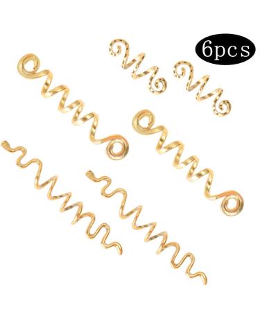 Csirnto 6-Piece Spiral Hair Needles & Clips Set | DIY Hairpins & Spiral Bun Accessories - Buy Online on GoSupps.com