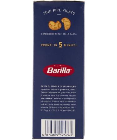  Italian Gourmet E.R. Barilla Piccolini 5 x 500g Packs of Mini Scented Pasta FUSILLI FARFALLE PENNE PIPE TORTIGLIONI 5 x 500g + Italian Polpa Gourmet 400g - Buy Online on GoSupps.com