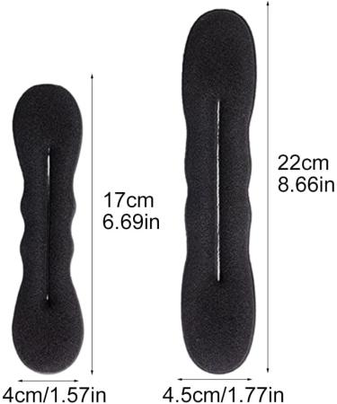 7pcs Hair Bun Maker Bun Makers for Hair Magic Bun Hair Donut Black Small Hair Doughnut Maker Sponge Hair Foam Hair Updo Tools Hair Style Hair Styling Accessories for Girls Women(Black) - Buy Online on GoSupps.com