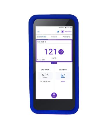 Omnipod 5 Gel Skin Case- Soft Silicone Cover Designed to Protect The Omnipod 5 Device (Blue) - Buy Online on GoSupps.com