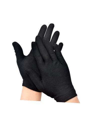 Ipetboom 36 Pairs Cotton Gloves Working Gloves Breathable Gloves Wear-resistant Gloves Black Gloves Anti-ligation Gloves Comfortable Gloves Non-slip Lotion Lining Man Work Clothes - Buy Online on GoSupps.com