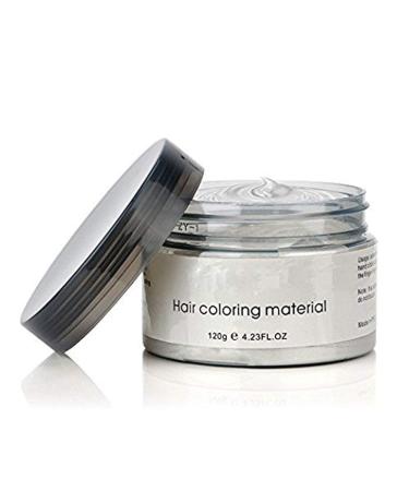 Unisex Temporary Hair Coloring Wax Cream - White Styling Mud for Halloween Dress Up - International Shipping Available - Buy Online on GoSupps.com