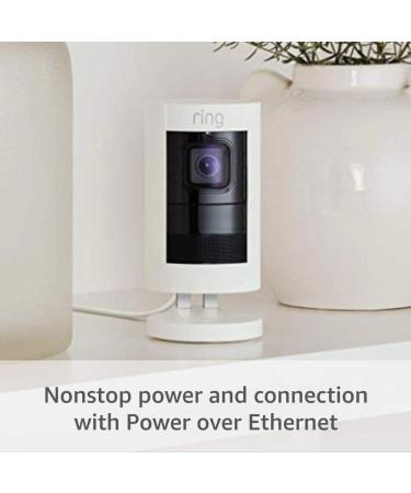 Ring Stick Up Cam Elite HD Security Camera with Two-Way Talk, Night Vision, Alexa Compatibility - White (PoE Adapter Included) - Buy Online on GoSupps.com