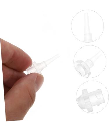 PACKOVE 100Pcs Ear Washer Disposable Tips for Ear Wax Cleaning Molded Design Fits All Ear Strong Connection Prevents Accidental Tube Removal Flexible Soft - Buy Online on GoSupps.com