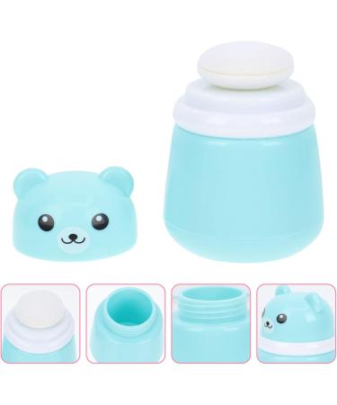 Didiseaon powder puff box baby powder containers simple talcum powder container setting powder triangle puff body powder puff and container mini powder Puffs pill box travel synthetic sponge 10X7CM Blue - Buy Online on GoSupps.com