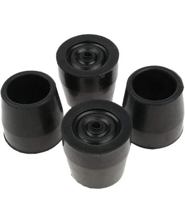 4Pcs Anti-Slip Walking Stick Ferrules Cane Crutch Rubber Pad Heavy Duty End Bottoms Protector for Disabled Elder Present Black A - Buy Online on GoSupps.com