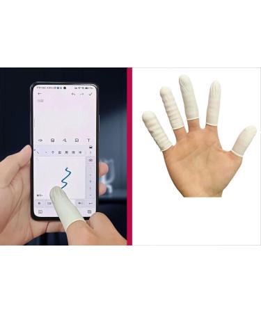Buy Finger Cots - 100pcs & 200pcs Latex Rubber Protectors | Anti-Slip Anti-Dirt Waterproof for House Work - Buy Online on GoSupps.com