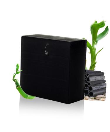 FRCOLOR Charcoal Face Soap - Handmade Cleansing Bar for Natural Facial Care | International Shipping Available - Buy Online on GoSupps.com