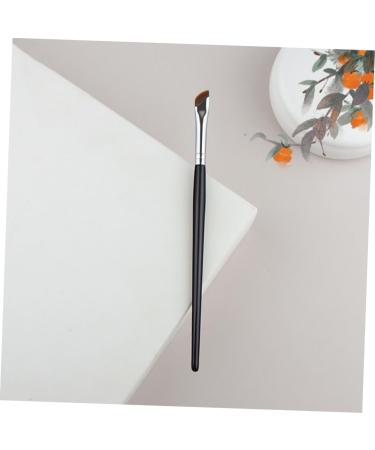 WOONEKY 2pcs Eyebrow Brush Portable Eyeliner Brush Eye Shadow Brush Eyeliner Makeup Brush Makeup Tool Metal - Buy Online on GoSupps.com