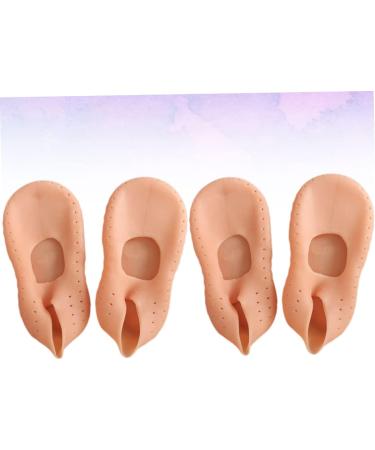 Amosfun 2 Pairs Gel Moisturizing Sleeves Heel Room Socks Height Increase Socks Silicone Moisturizing Socks Lotion Socks Plantar Inserts Lightweight Socks Foot Women's Beach Socks - Buy Online on GoSupps.com