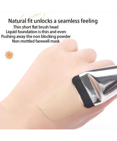 Flat Foundation Brush for Makeup Super Thin Blade Foundation Makeup Brush for Liquid Make Up Concealer Brush Foundation Contour Brushes - Buy Online on GoSupps.com