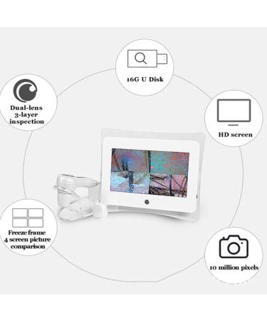 Skin Diagnosis Hair Analyzer 15 Inch LCD Screen Scalp Hair Follicle Detector Skin Care Beauty Skin Health Detection for Home Salon Use - Buy Online on GoSupps.com