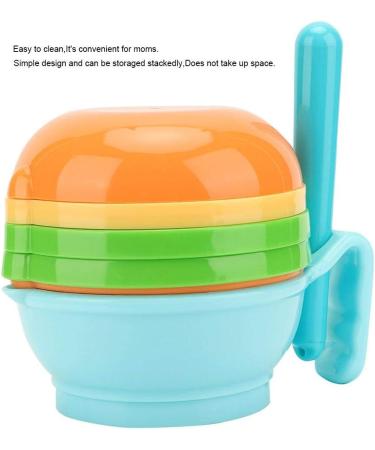 9Pcs Baby Food Masher - Multifunctional Manual Grinder & Feeder (Blue) - Buy Online on GoSupps.com