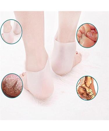 Silicone Gel Heel Protector Socks - Ultimate Cushion for Heel Spurs & Foot Care - Buy Online on GoSupps.com
