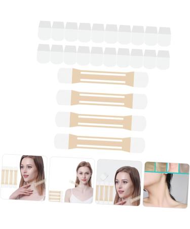 Housoutil 4pcs Neck Lift Stickers Lifting Belt Neck Skin Care Supply Neck Skin Lifting Sticker Nursing Belt 20.5x4cm As Shown - Buy Online on GoSupps.com