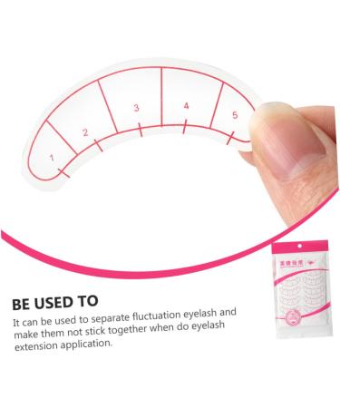 Healeved 40 Sheets Eyelash Positioning Paper Eye Tips Sticker Eyelashes Positioning Pad Eyelash Mapping Stickers Grafted Eyelashes Sticker Eye Positioning Tips Pad Patch Woman - Buy Online on GoSupps.com