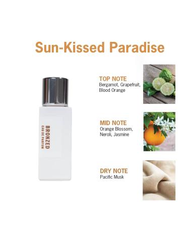 | Bronzed Travel Eau de Parfum | Bronzed Perfume Orange Blossom & Jasmine | Award Winning Fragrance | Premium Ingredients | Long Lasting Scent | 0.4 oz | 12 ml | Convenient Travel Size BRONZED | Orange Blossom & Jasmine 0.4 Fl Oz (Pack of 1) - Buy Online on GoSupps.com