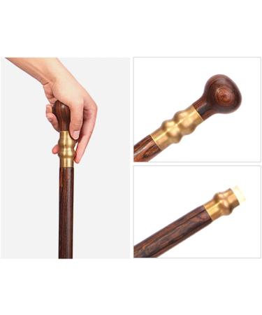 Wooden Cane Faucet Walking Stick Gentleman Cane Non-Slip Crutches Wood Elderly Walker Basket Seniors Gift/C Lucky Star - Buy Online on GoSupps.com