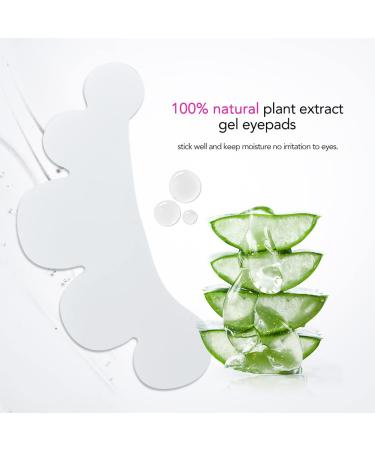 Buy Lunamoon Eyelash Extension Eye Pads - 50 Pairs - Flower Purple | Perfect for Lifting & Coloring Eyelashes - Buy Online on GoSupps.com