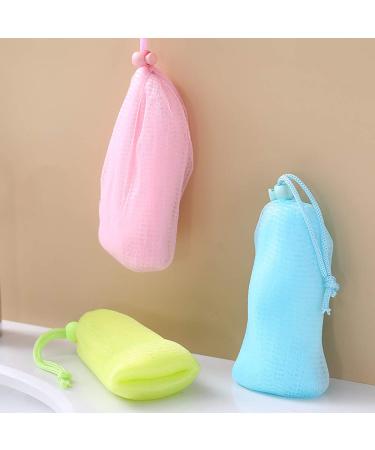 3pcs Exfoliating Mesh Bag - Foam Net Body & Facial Cleansing Tool for Radiant Skin | Buy Internationally - Buy Online on GoSupps.com