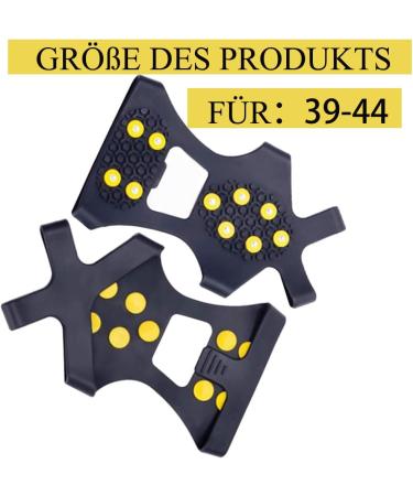 GeDiz Anti-Slip Shoe Spikes | Size 39-44 Replacement Claws for Winter Safety | Universal Fit for Every Shoe - Buy Online on GoSupps.com