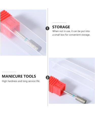FOMIYES Nail Bit Nail Drill Bits Nail Grinding Head Set Manicure - Buy Online on GoSupps.com