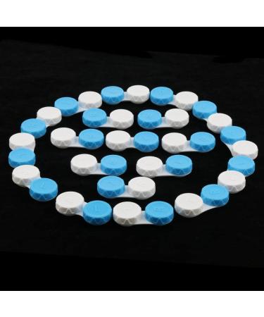 Buy HELLERY 20x Portable Contact Lens Containers - Travel Care Set in Blue | International Shipping Available - Buy Online on GoSupps.com