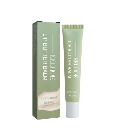 Nourishing Lip Butter Balm with Shea Butter and Sweet Mint Daily Hydrating Care to Soothe Dry Lips and Reduce Flakiness 4.2g
