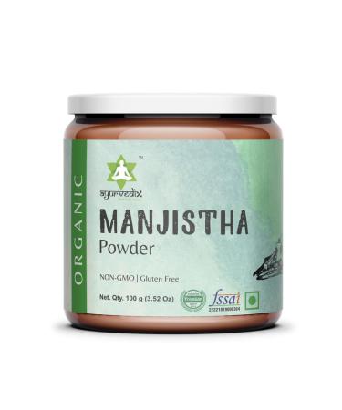 ayurvedixManjistha Powder for Men & Women Pure & Natural Skin Brightening Powder Cruelty-Free Paraben-Free No Artificial Colors or Additives For Clean and Glowing Skin 100g Pack of 1