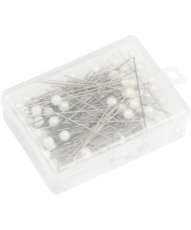 FeiHong 100 Pieces Corsage Pins Round Faux Pearl Head Pins Wedding Bouquet Pins Floral Bouquet Pins White Straight Pins for Sewing Craft Wedding Decorations 100 Pcs Round Faux Pearl Head - Buy Online on GoSupps.com