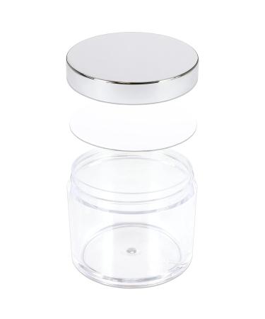 Beauticom 4 oz Thick Wall Round Clear Acrylic Jars with Lids 36 Leak Proof Beauty Cream Containers - Buy Online on GoSupps.com