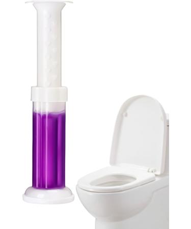 Toilet Gel Stamp Gel Toilet Bowl Cleaner Bathroom Deodorizer and Bowl Cleaner Kit Flower Fragrance Gel Stamp Kit for Toilet Bowl Purple - Buy Online on GoSupps.com
