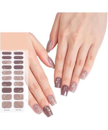 Limtula Professional Gel Nail s Full Wraps for Girls No Waiting Time No Nail Damage UV LED Lamp Required Nail Decoration BSS0251 - Buy Online on GoSupps.com