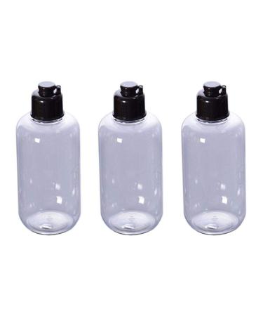 VASANA 3PCS 300ml/10oz Empty Refillable Clear Plastic Bottle with Flip Cap for Cosmetc Emollient Water Liquids Toiletries Shampoo Lotion Shower Gel - Buy Online on GoSupps.com