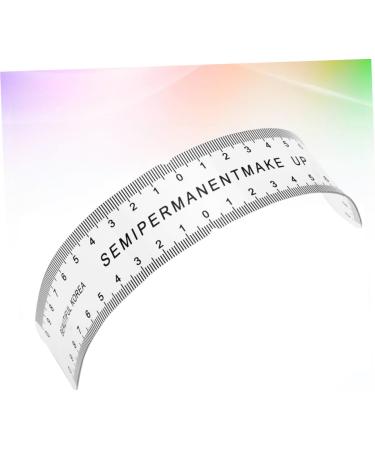 Hemoton 4 Pcs Professional Eyebrow Ruler Hairline Shaping Tool Brow Shaper Microblading Ruler Eyebrow Stamp mediumx4pcs Blackx4pcs - Buy Online on GoSupps.com