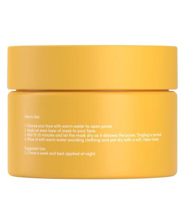 Turmeric Clay Mask with Vitamin C & Manuka Honey - Deep Cleansing Facial Mask for Skin Improvement & Scarring - 4.5 oz - Buy Online on GoSupps.com