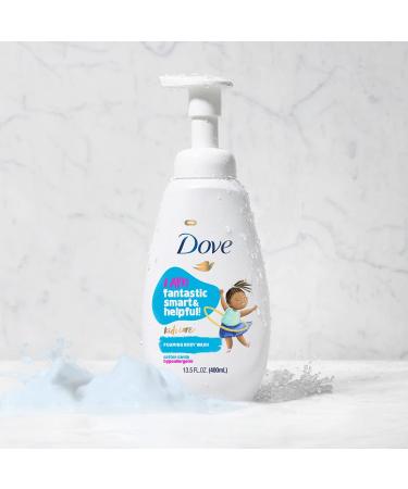 Dove Foaming Body Wash Bundle - Deep Moisture and Cotton Candy Scent - 13.5 Fl Oz (Pack of 4) - Buy Online on GoSupps.com