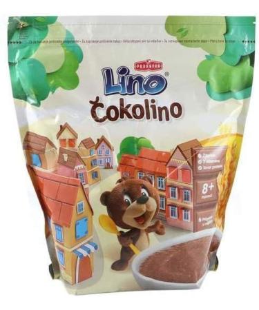  Podravka Lino Cokolino Pack of 4 sachets of instant chocolate-flavored cereal flakes for children Podravka from Croatia 4 x 1 kg - Buy Online on GoSupps.com