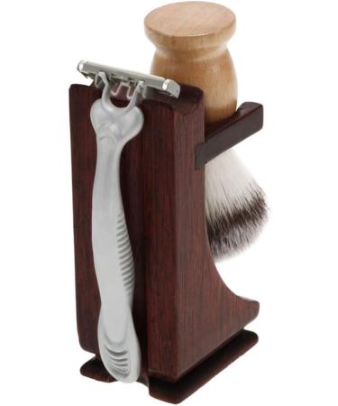 Hemoton Razor Storage Stand - Electric Razor Holder for Men | Barber Organizer & Wooden Shaving Set - Buy Online on GoSupps.com