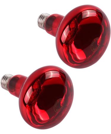 Naveso 100W Infrared Heat Lamp for Reptiles & Animals - Durable E27 Base Red Light Radiators (2 Pack) - Ideal for Turtles Chickens & Terrariums - Buy Online on GoSupps.com