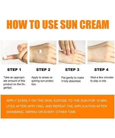 Sunscreen SPF 50+ Sun Cream SPF 50 PA+++ Ultra Light UV Protetion Face Sunscreen Very High Protection Suncream Factor 50 Very Water + Sweat Resistant Refreshing Non Sticky & Non Greasy - Buy Online on GoSupps.com
