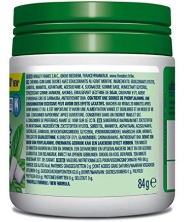 FREEDENT - Green Mint - Box of 60 Sugar-free Chewing Gum Dragees (Set of 4) - Buy Online on GoSupps.com