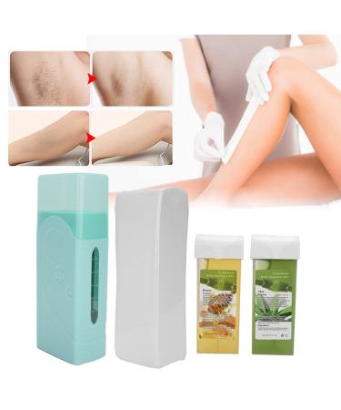 KENANLAN Hair Removal Wax Heater Kit | 200G Wax & 100 Hair Removal Papers | Smooth Skin at Home - Buy Online on GoSupps.com
