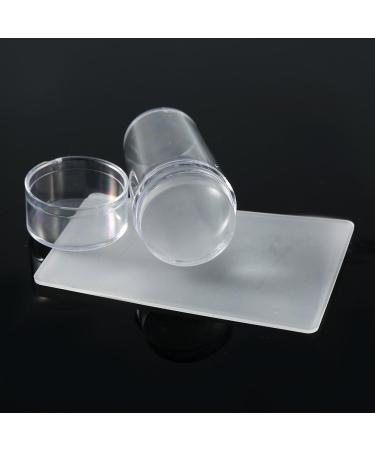 Nail Stamp Slab Set - Professional Nail Art Template with Leaves Flowers & Animals for Stunning Designs - Buy Online on GoSupps.com