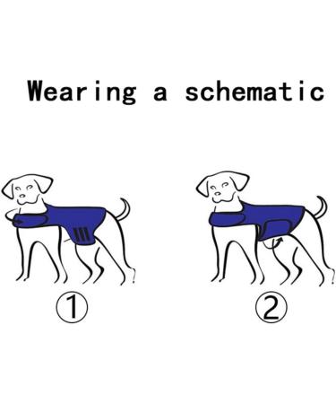 Zongha Anti-Stress Vest for Dogs | Fear Jacket & Medical Coat for Anxious Pets | Blue M - Buy Online on GoSupps.com